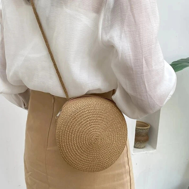 Bolsa de Palha Chic Pequena