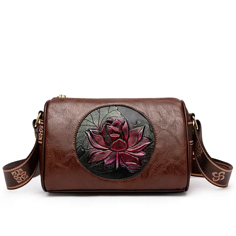 Bolsa De Couro Feminina Transversal
